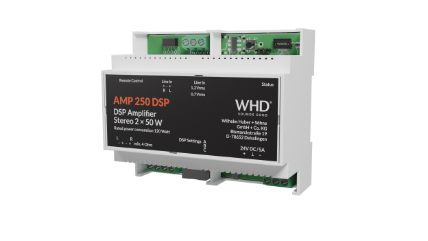 WHD Amp 250 DSP HS Pespective Right Rail