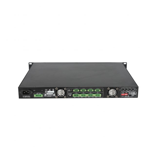 BASAMP1000 4 x 240W, 100Volt, 1 HE (Leverbaar Juli 2025)