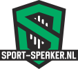 Sportspeaker groen zwart 60px hoog